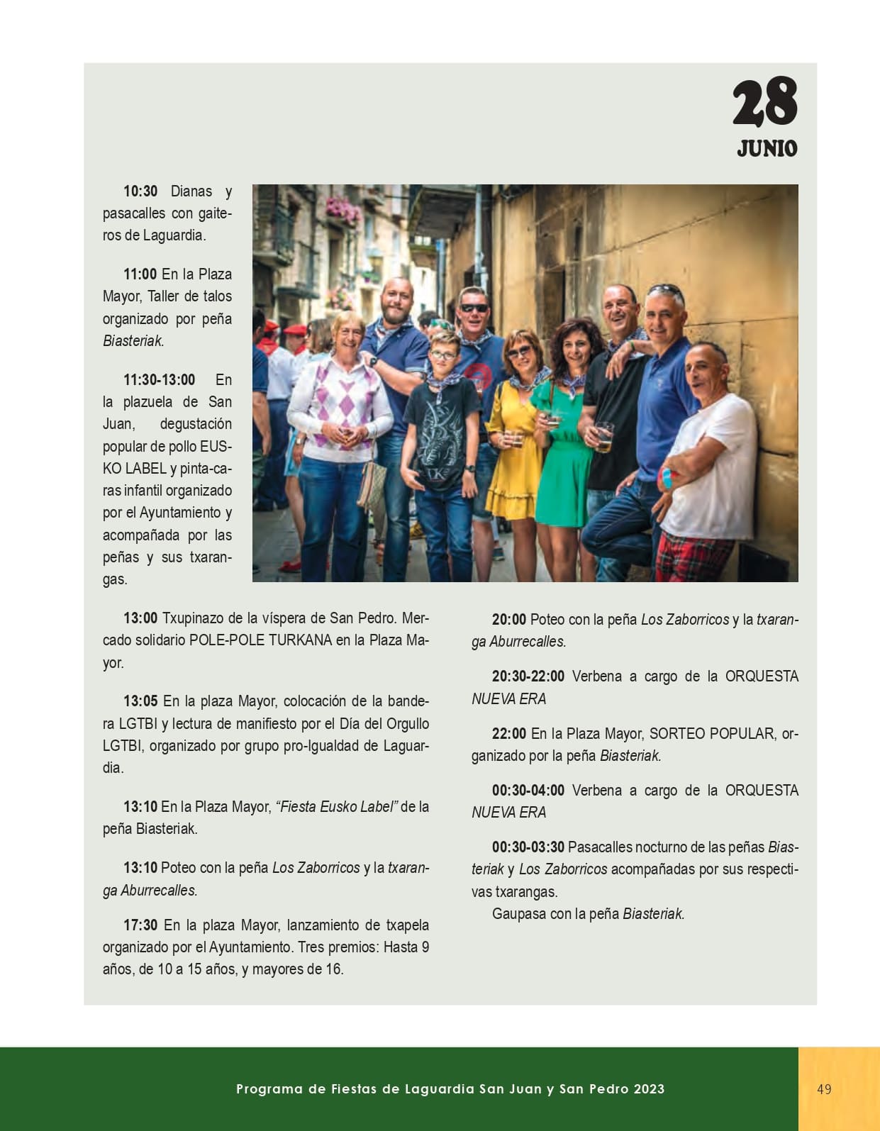Programa de fiestas portada